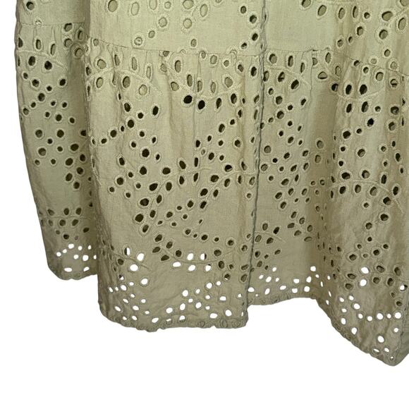 Elegant Cream Midi Dress - Picture 7 of 16